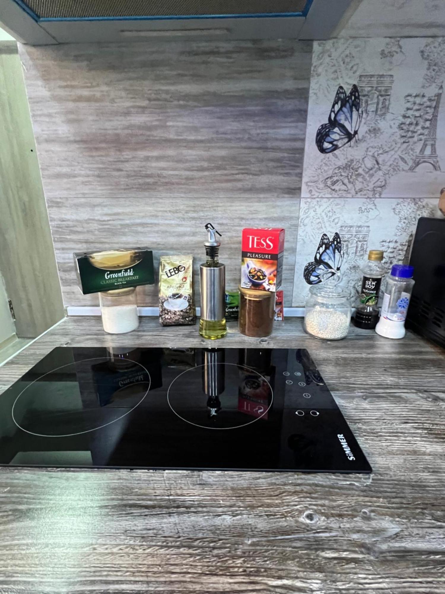 Cool Blue Interior Self Check In Apartment Erevan Exterior foto